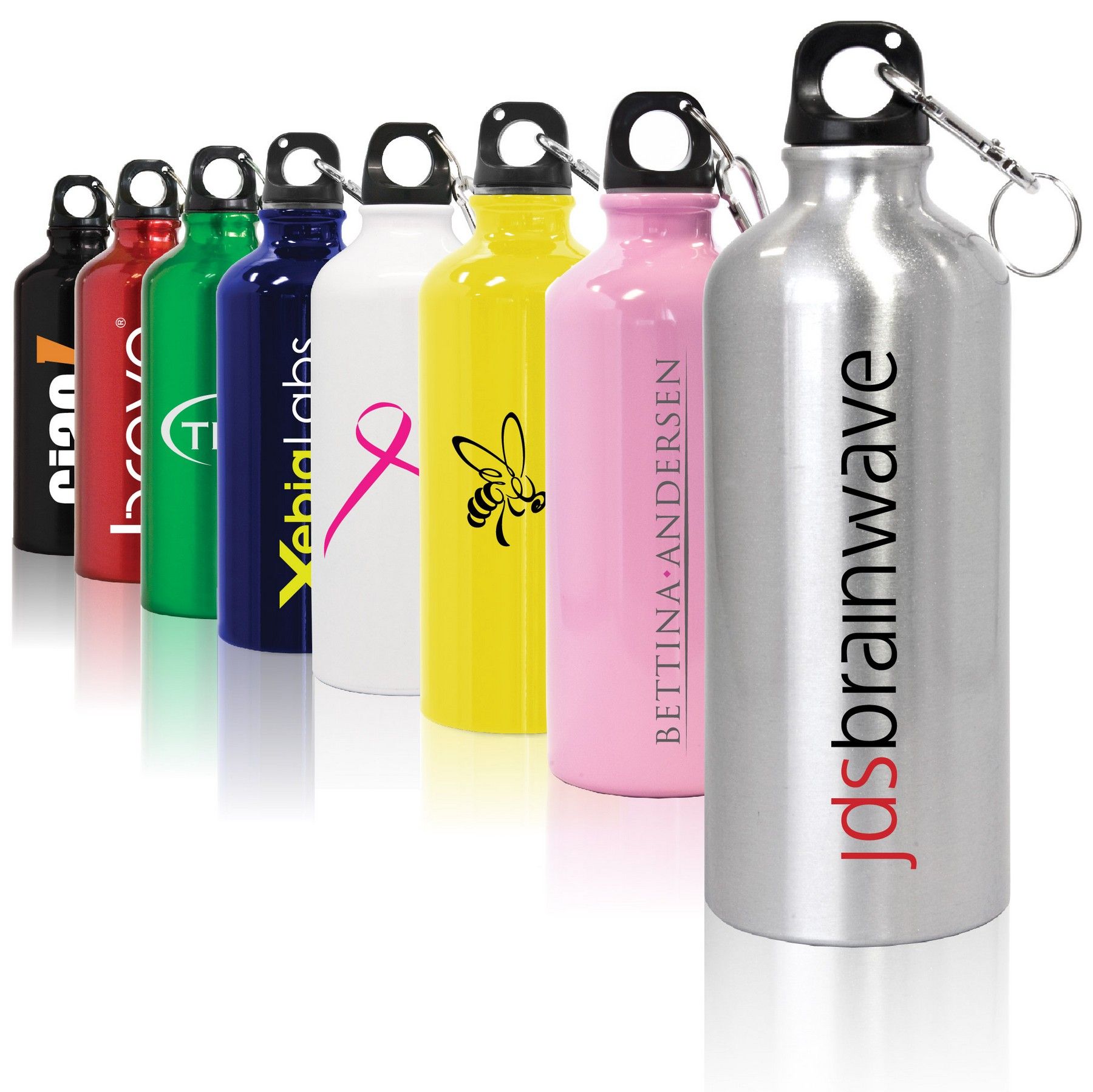 The Dante Aluminum Sport Water Bottle 22 Oz Twist Off Cap